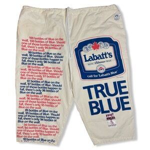 Vintage 90s Labatts Blue x Sweet Sacks Long Shorts